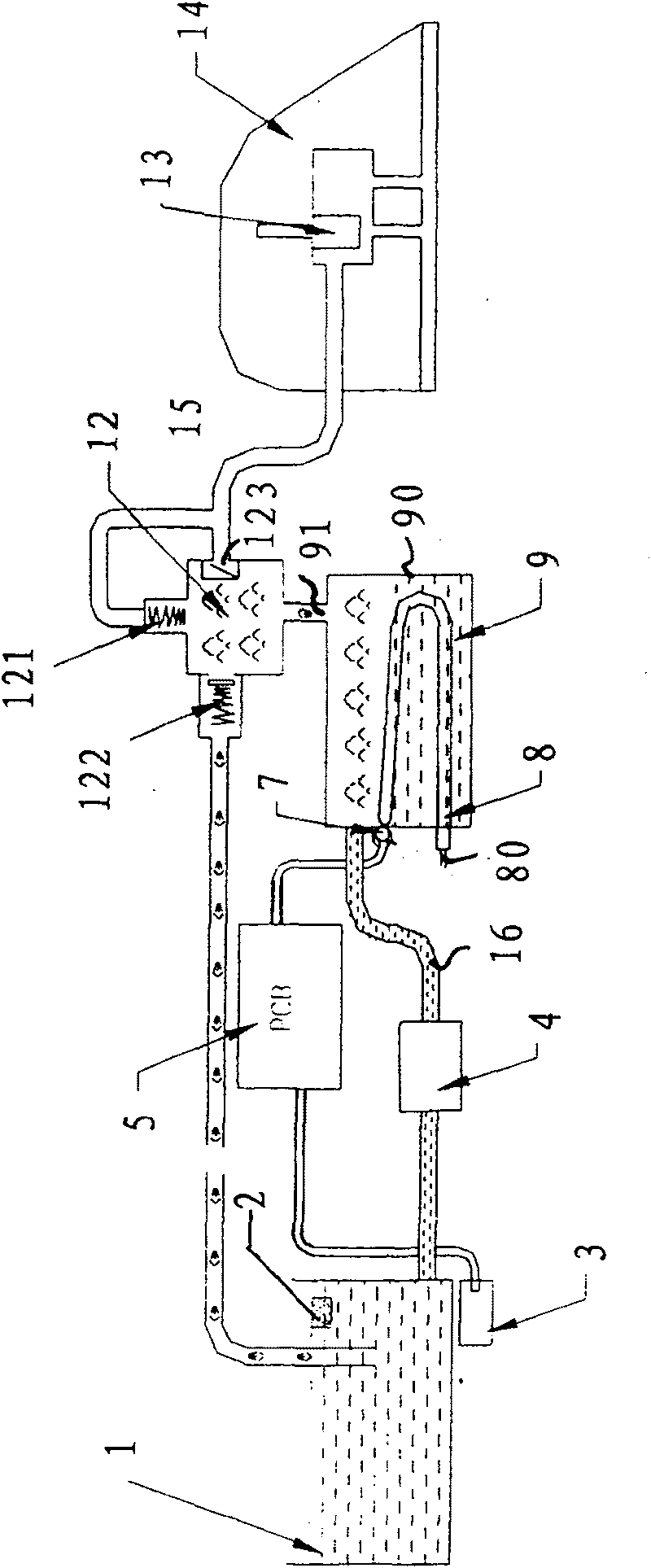 Steam generation apparatus and vapor iron using the same