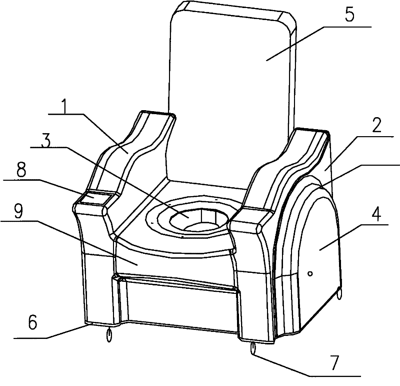 Medical crissum therapeutic apparatus