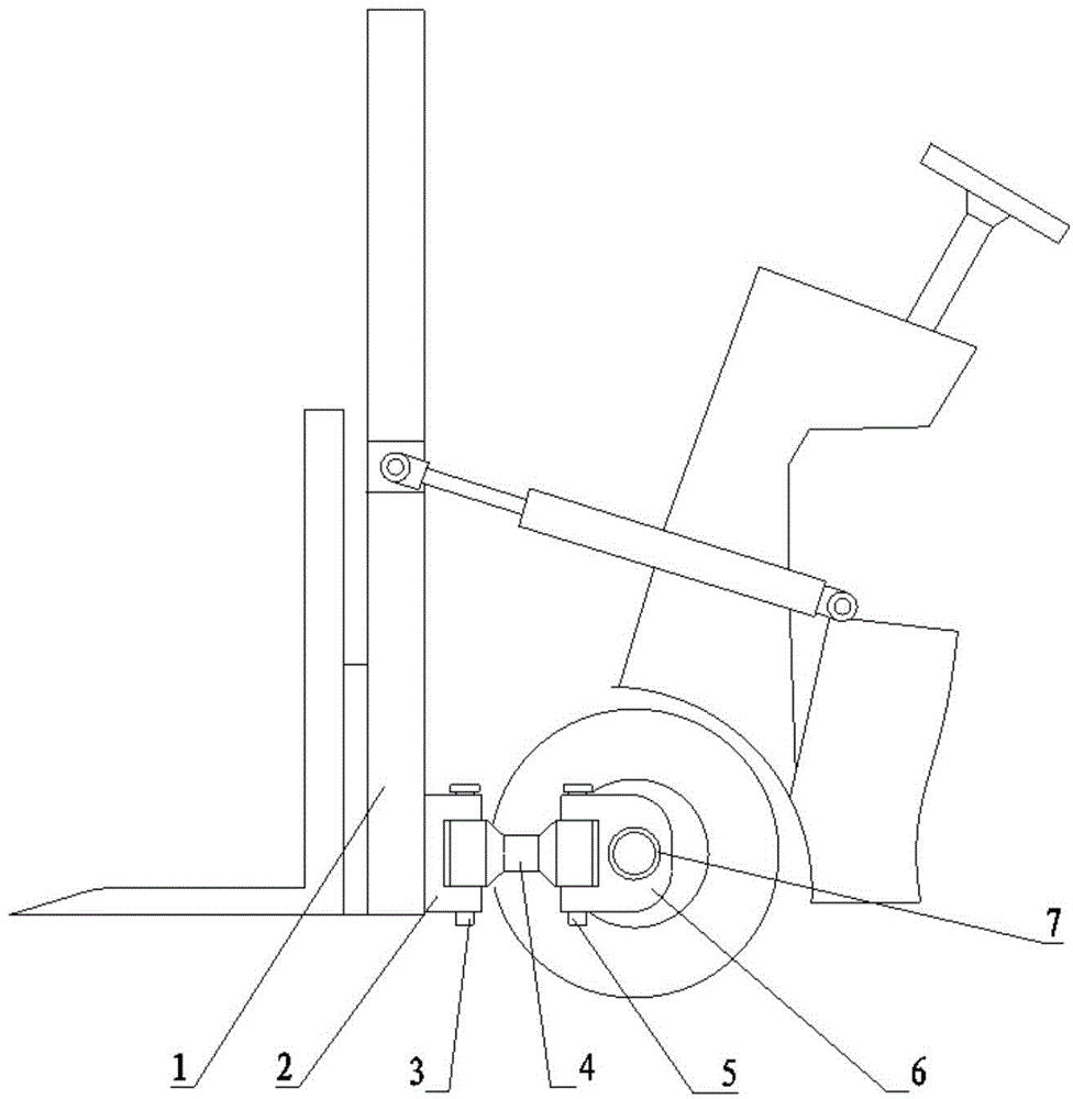 Transporting vehicle goods translation device