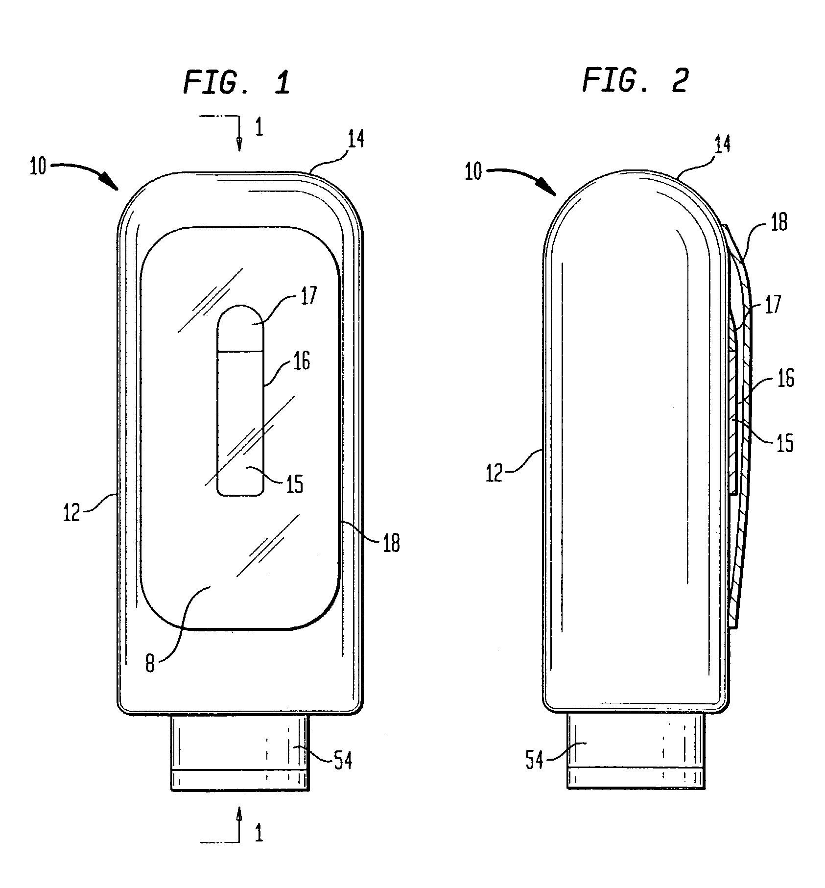 Container for consumer products with concealed stretch release adhesive structure