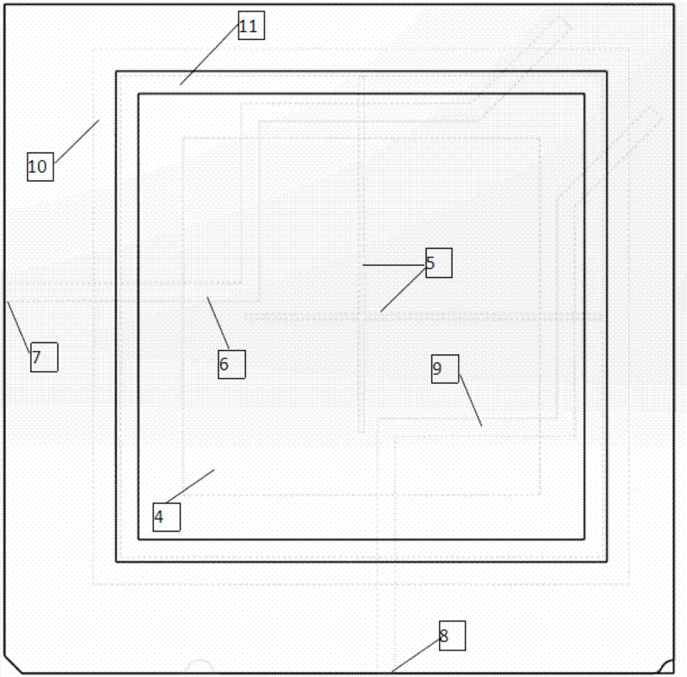 Wide-aspect-angle S-band dual-circular-polarization microstrip antenna for phased array, and phased array