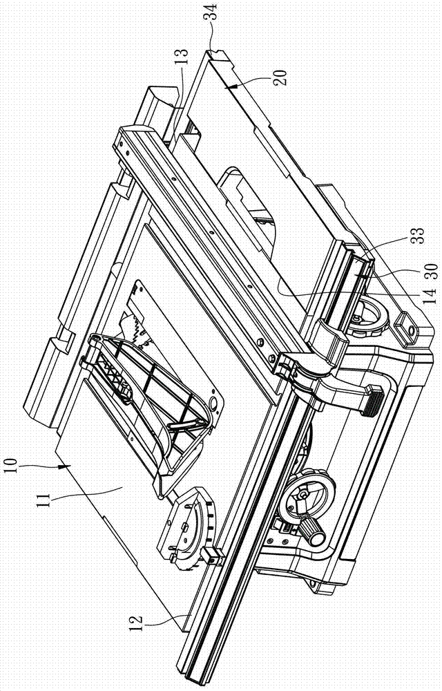 Adjustable length workbench