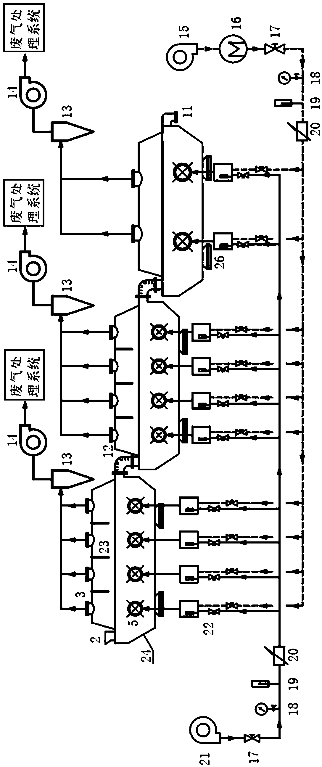 Multistage-heating difference frequency vibration fluidization system and method for oxidative infusibility of coal tar pitch spheres