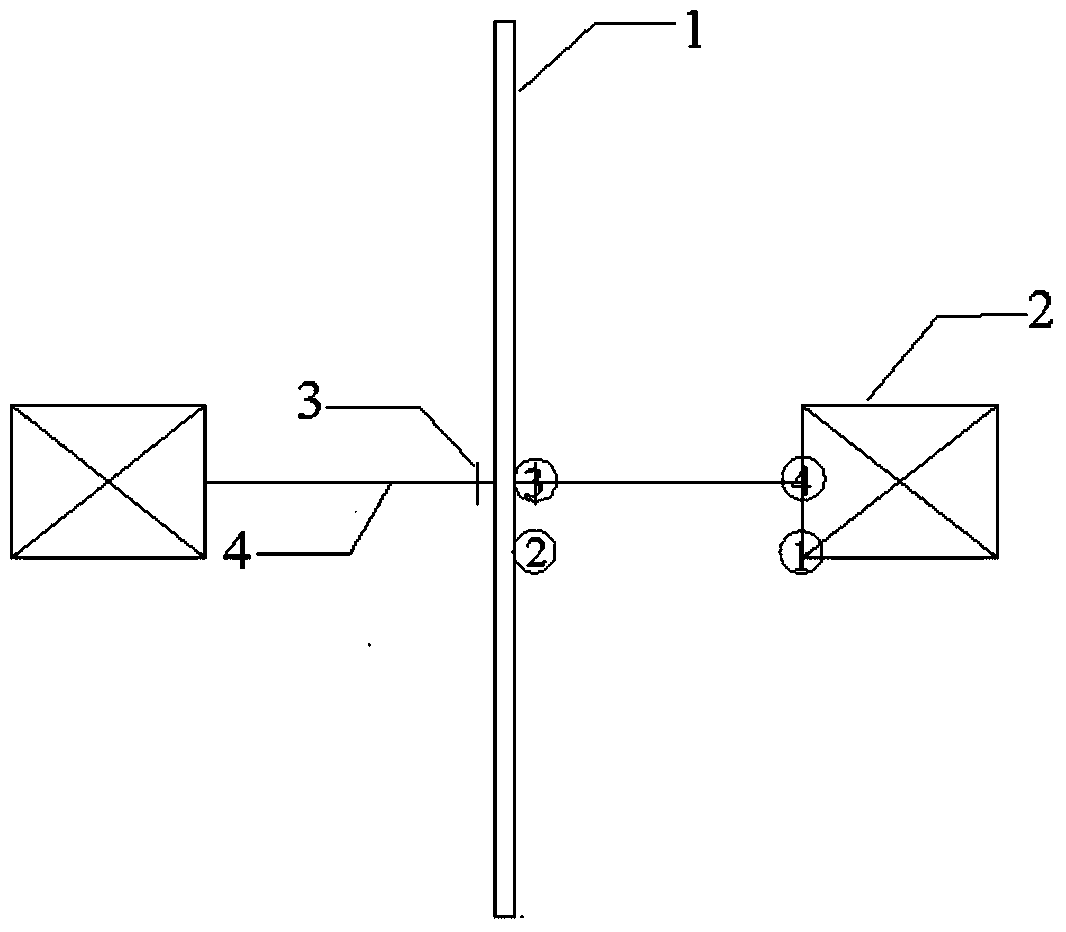 Method for entering 500kV common-tower double-circuit vertically-arranged compact transmission line equipotential