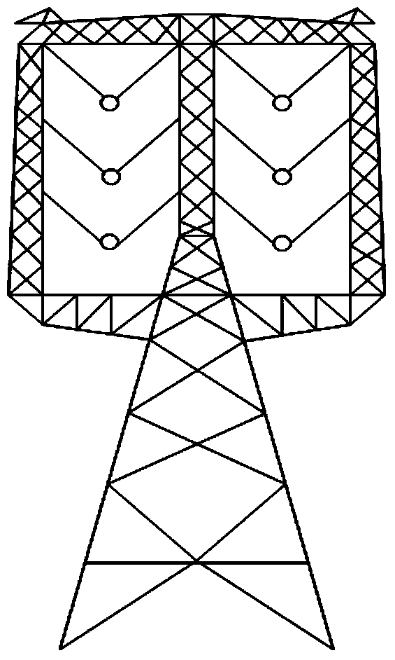 Method for entering 500kV common-tower double-circuit vertically-arranged compact transmission line equipotential