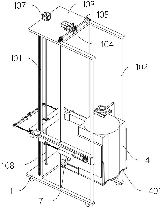 Chemical raw material dumping device based on chemical production