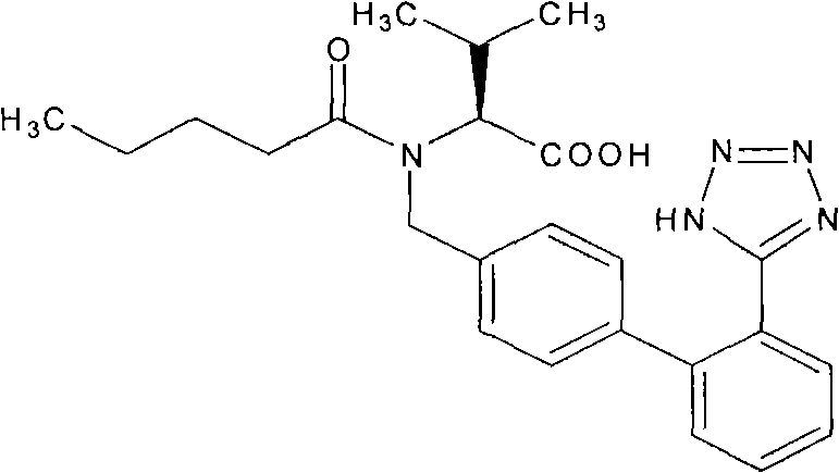 Valsartan and hydrochlorothiazide oral solid preparation with high medicament loading capacity