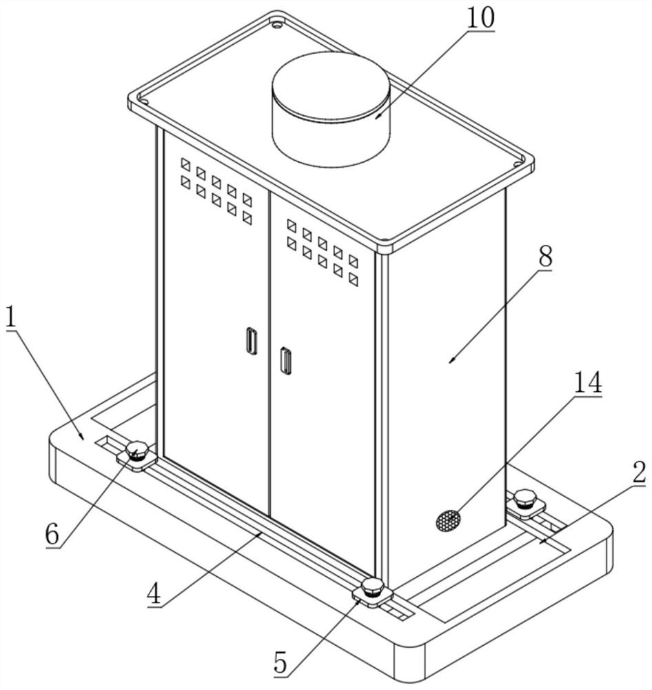 Multifunctional switch cabinet convenient to support and adjust