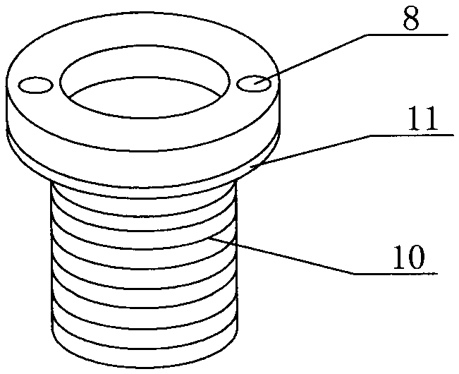 Coupling convenient to dismount