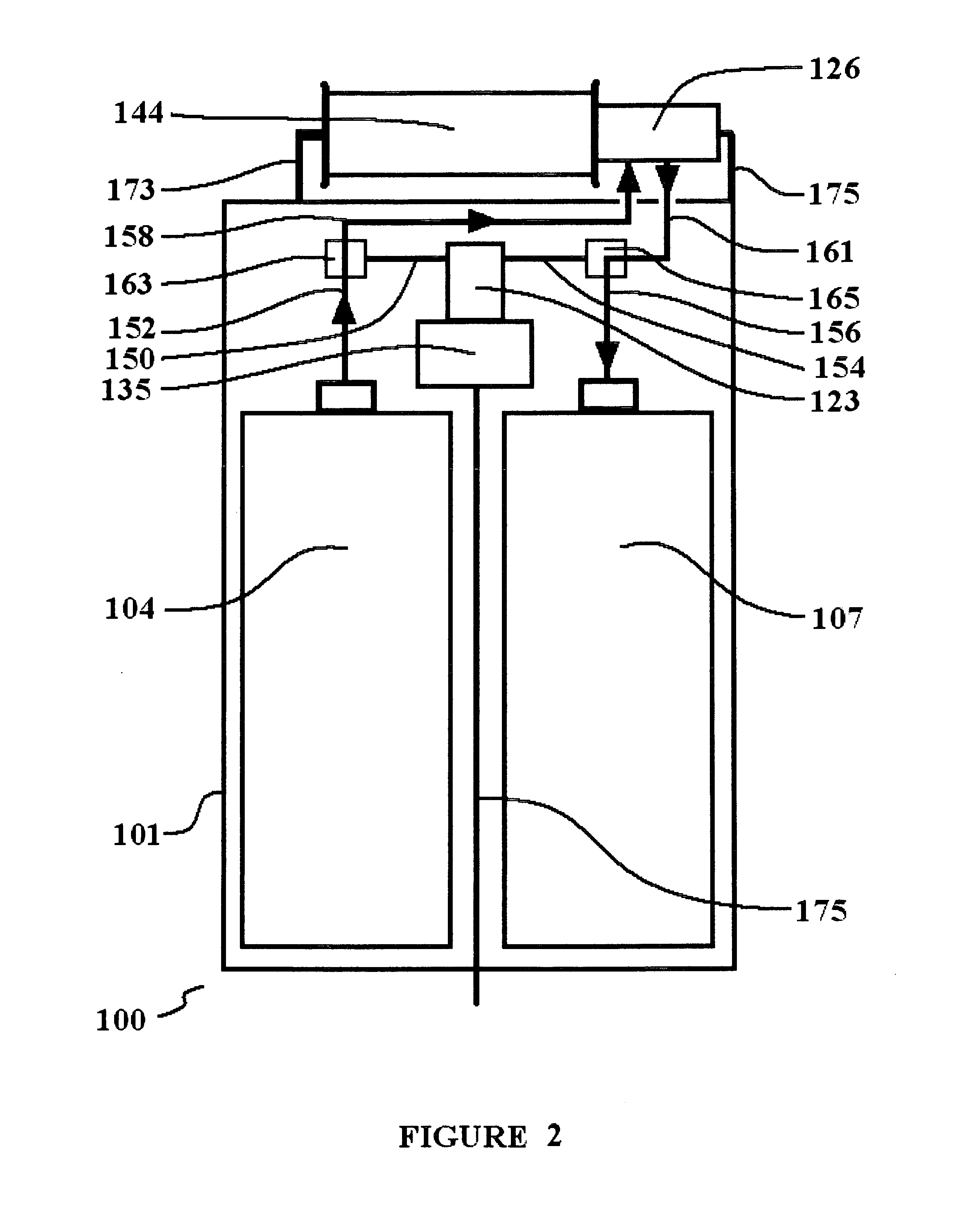 Hybrid vertical energy storage system