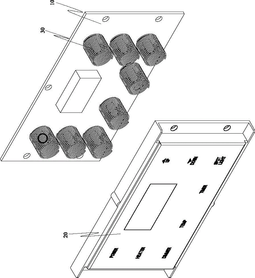 Touch device for electric fireplace