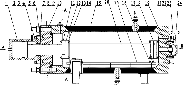 Buckling test device for deepwater submarine conduit