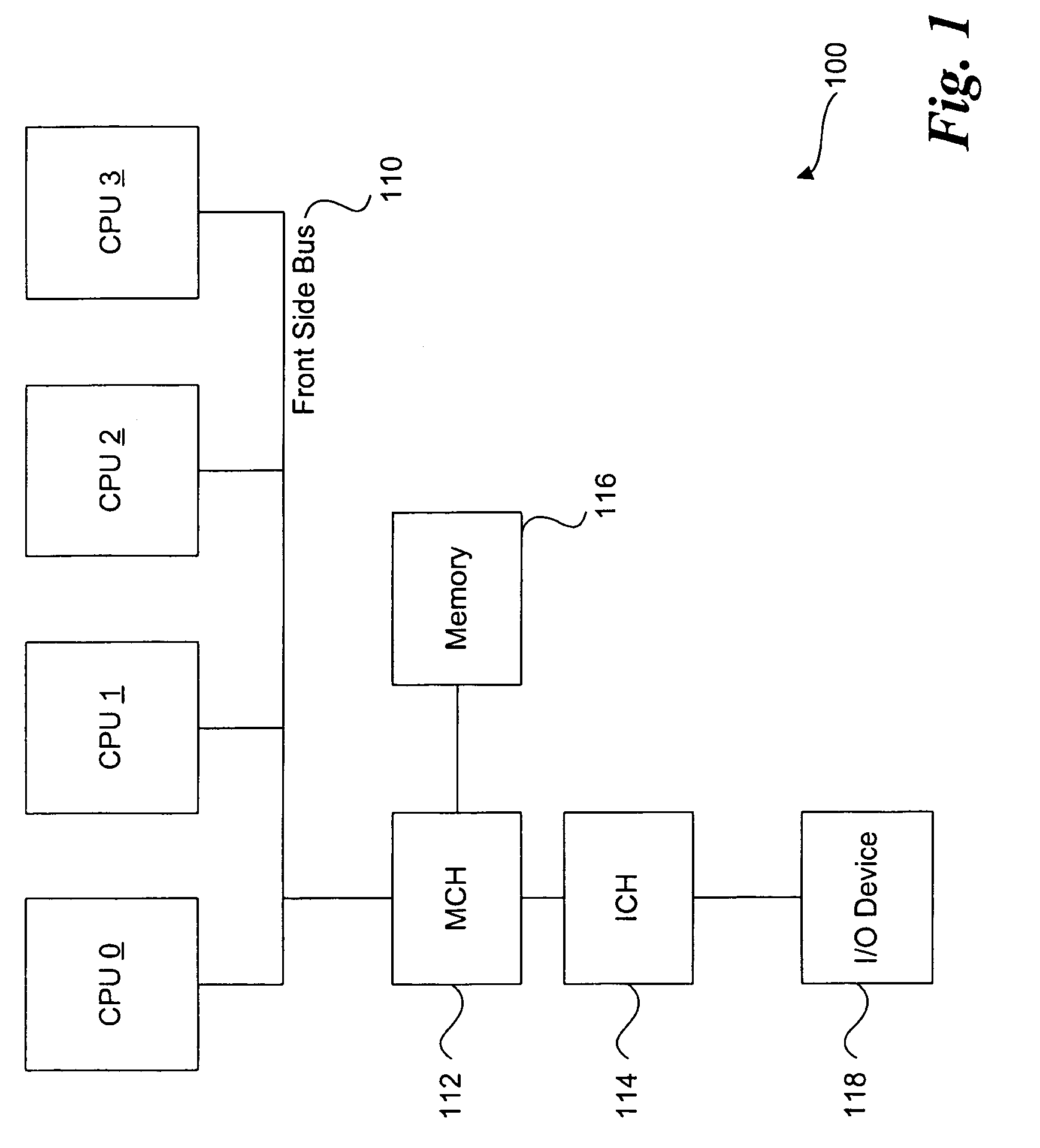 Striping across multiple cache lines to prevent false sharing