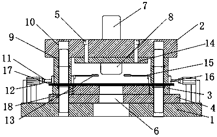 Stamping die capable of facilitating unloading