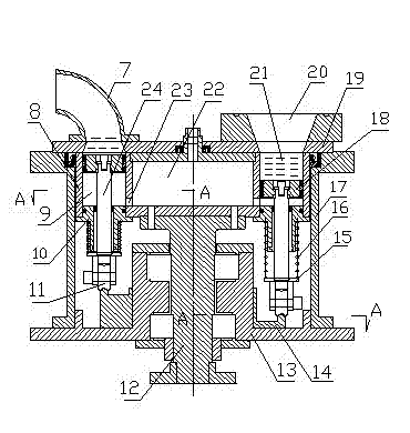 Emulsion explosive continuous filling and conveying piston pump