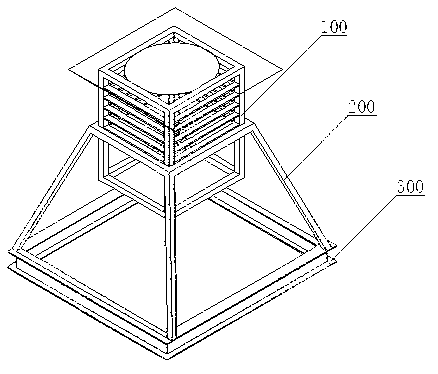 Top ventilation structure of energy saving buildings