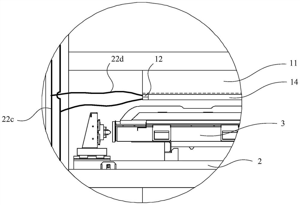 Charging cooling system and battery swap station and energy storage station comprising same