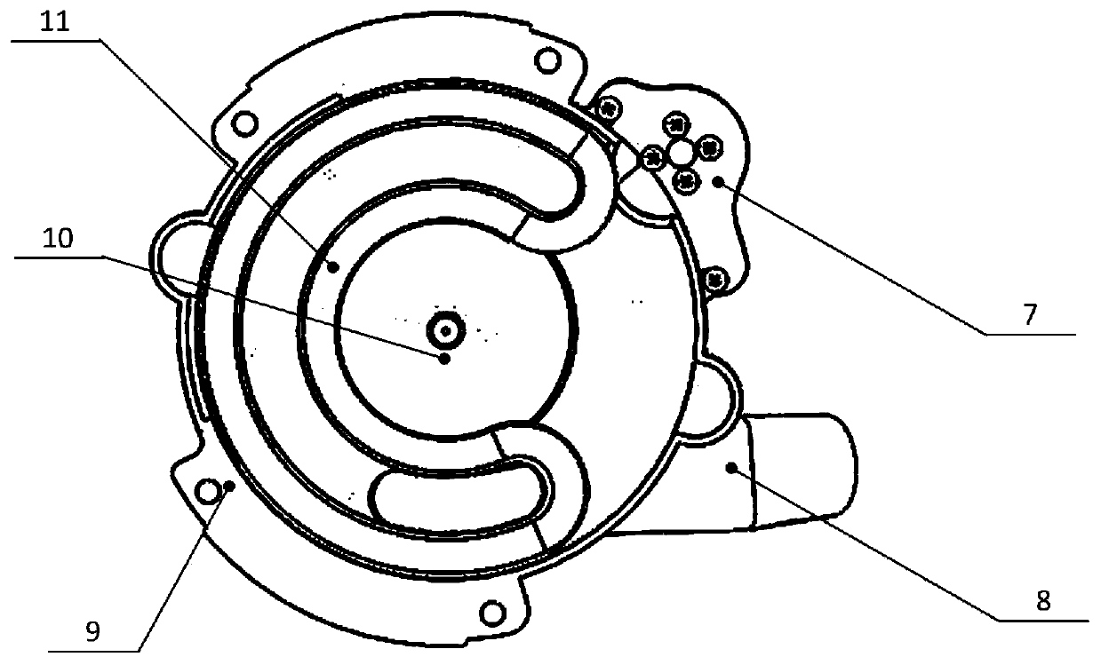 Cell seed breeding precise seed discharge device of trefoil seed clearing, changing and discharge method