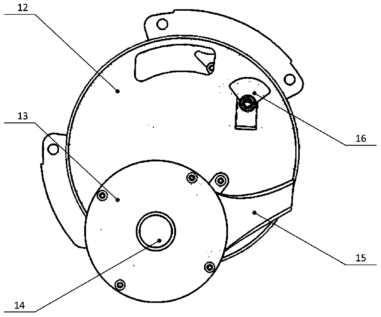 Cell seed breeding precise seed discharge device of trefoil seed clearing, changing and discharge method