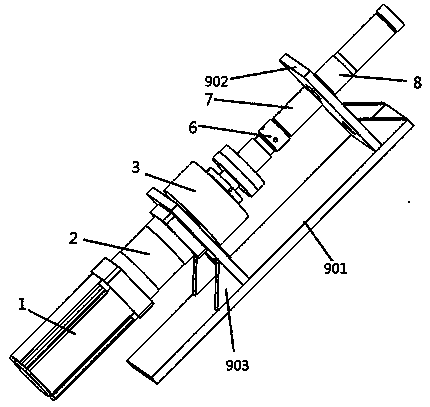 Direct current motor output torque calibration device