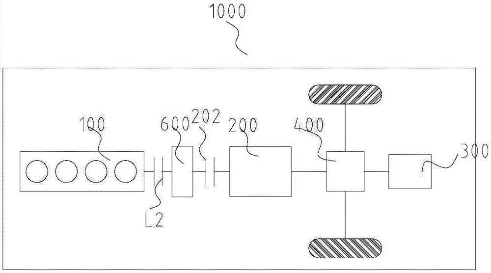 Power transmission system and vehicle with same