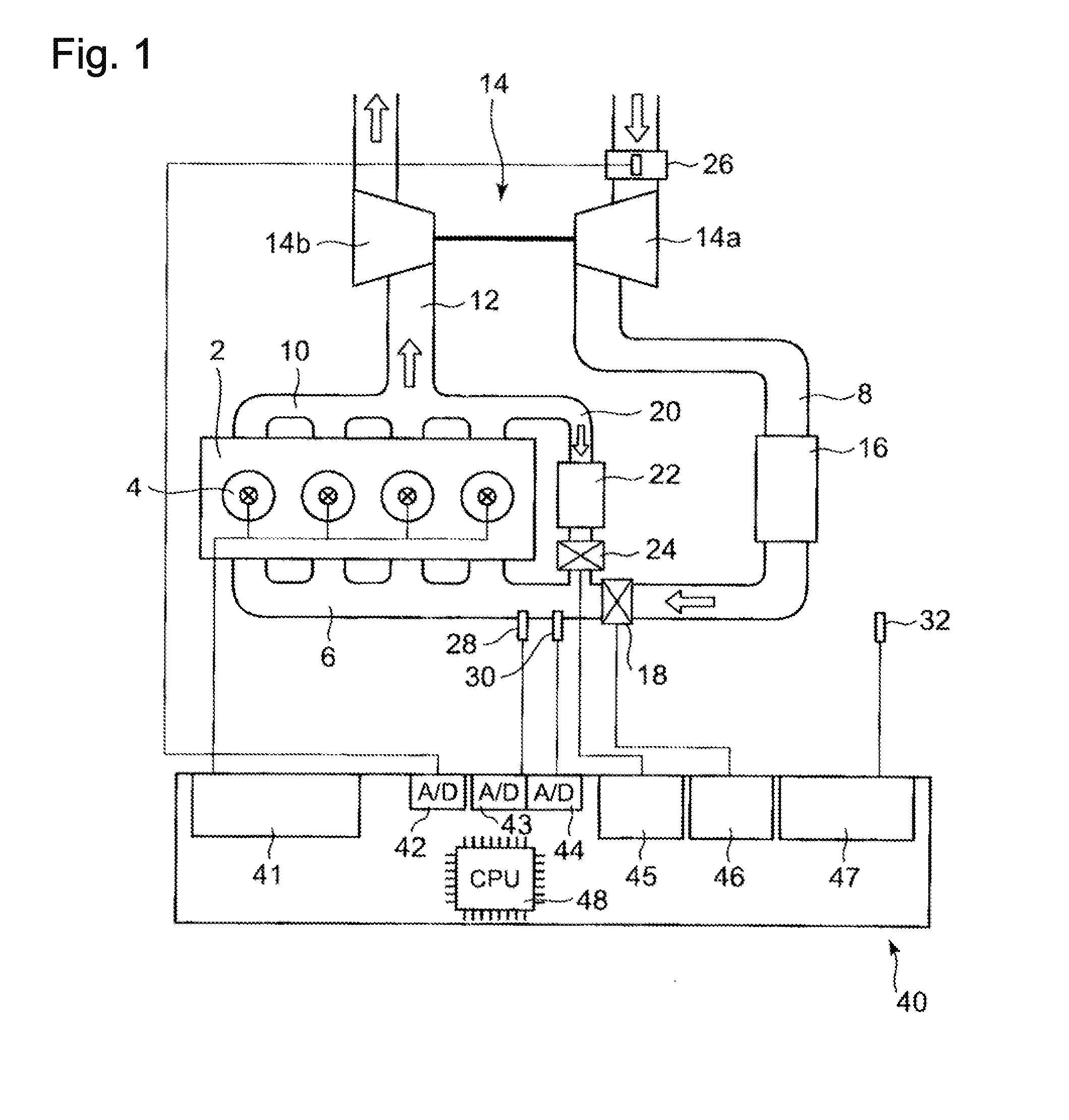 Control device and control method used for engine intake air-or-gas system