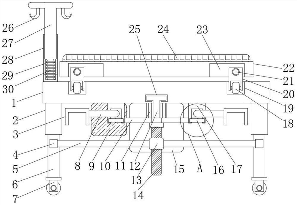 Rescue conveying device for department of cardiology