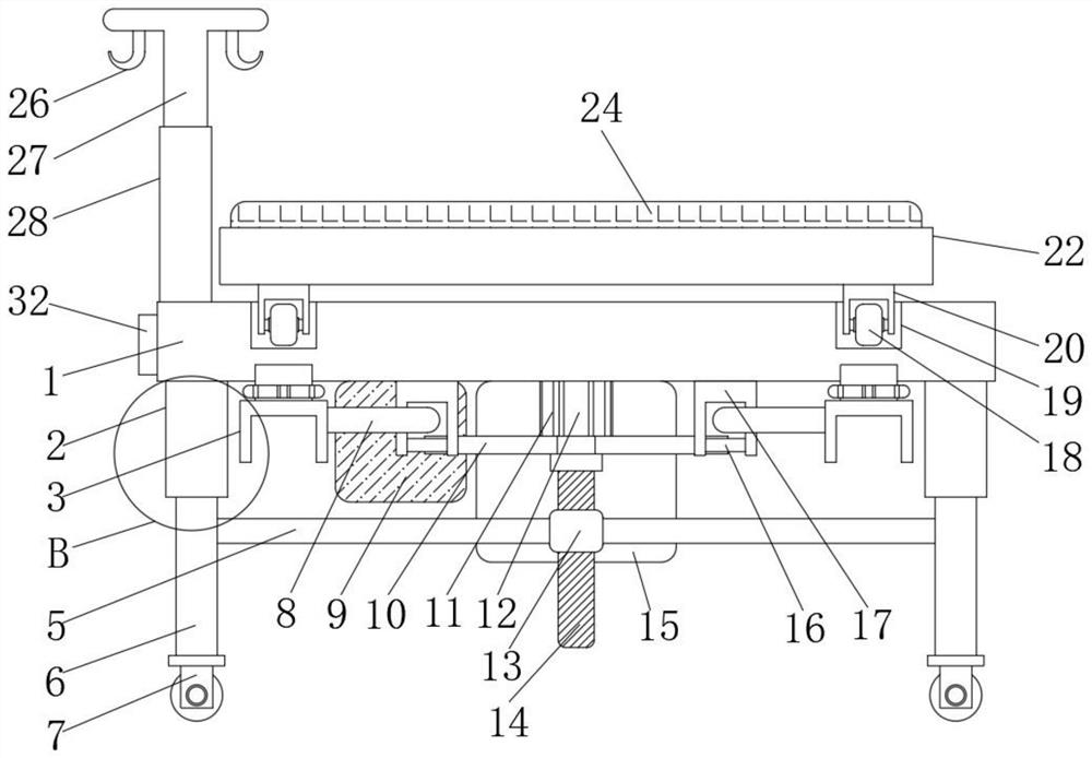 Rescue conveying device for department of cardiology