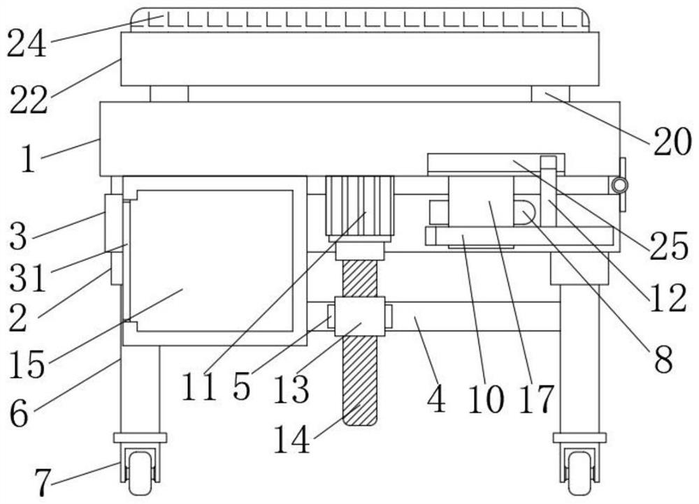 Rescue conveying device for department of cardiology