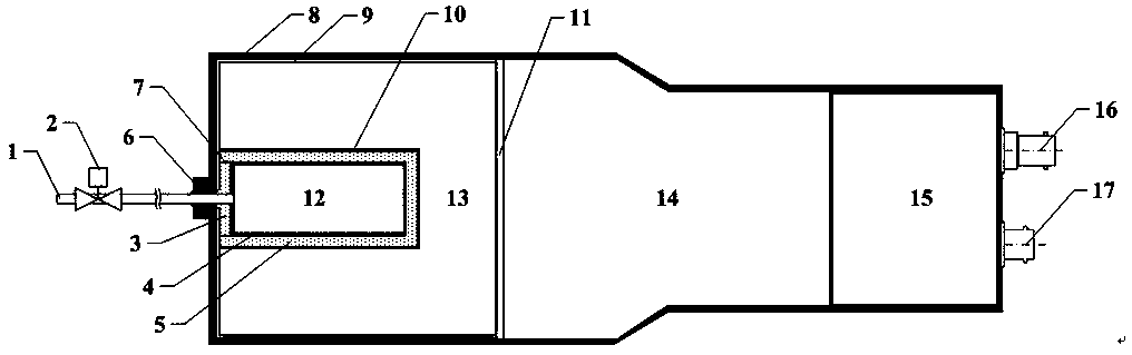 Stack anti-coincidence detector for measuring 85Kr