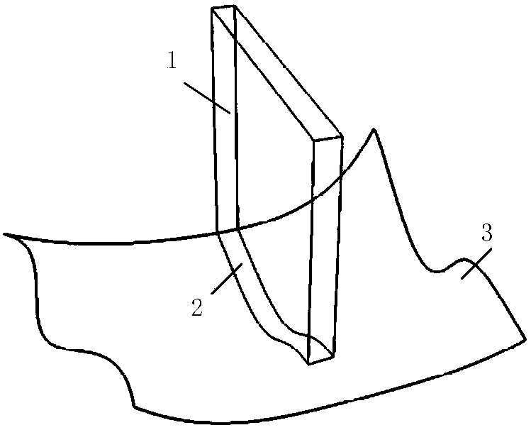 A method for acquiring automatic processing data of hull curved plate welding variable groove