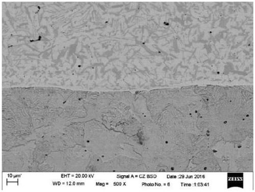 Ternary boride reinforced iron-based wear resistance coating and preparation method thereof