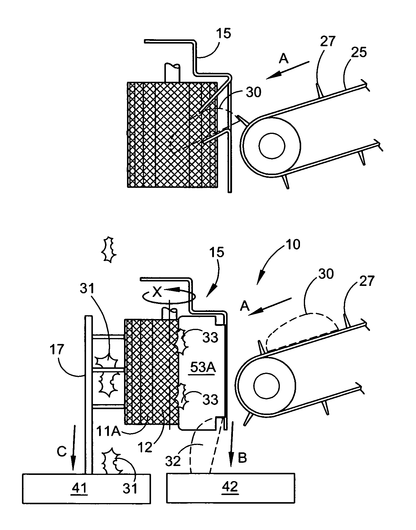 Avocado de-skinning apparatus