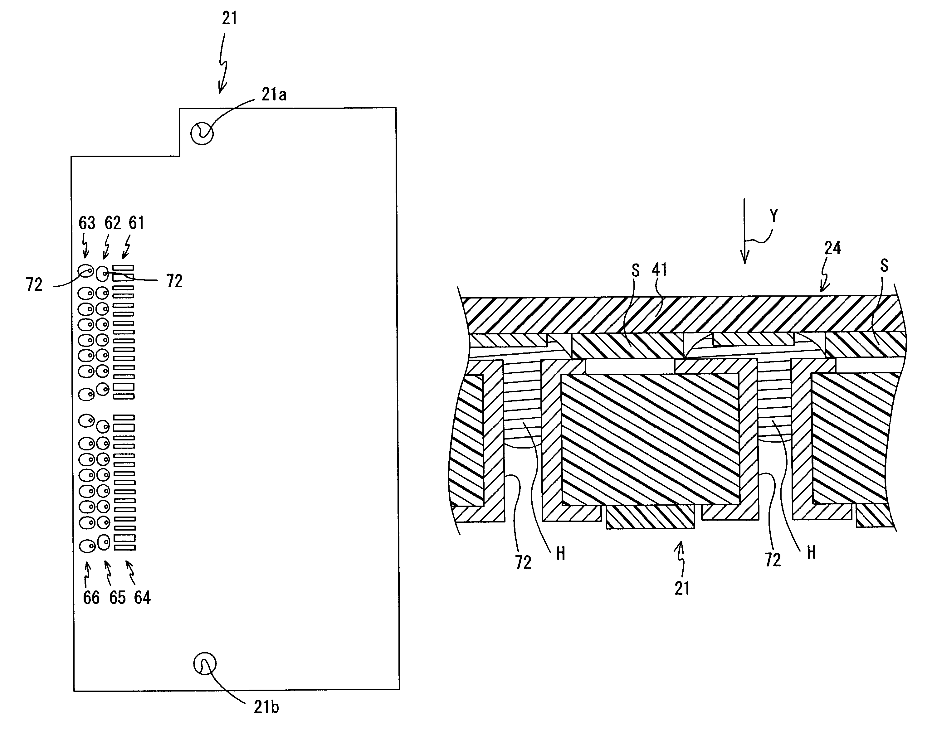 Structure of flexible printed circuit board