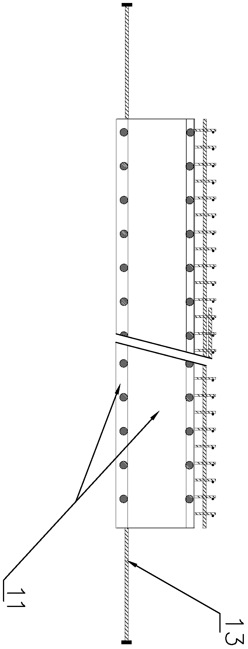 A kind of integrated pouring forming construction method of reinforced concrete floor