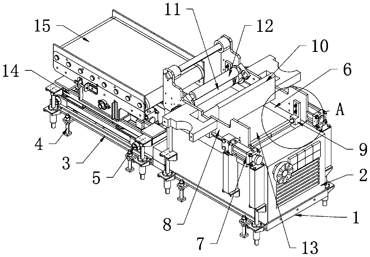 Automatic transfer device after ironing for garment ironing