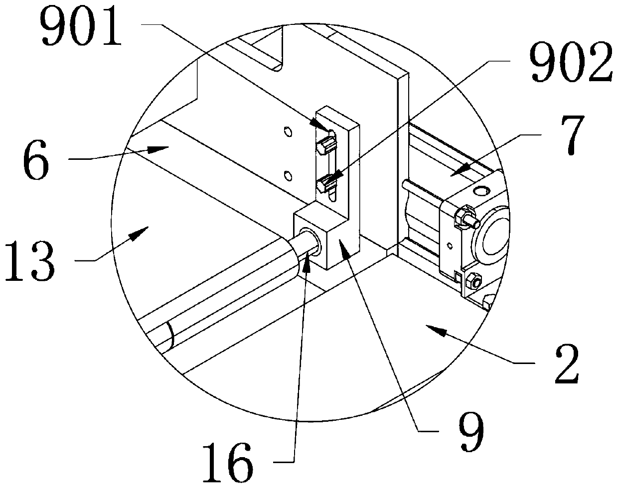 Automatic transfer device after ironing for garment ironing