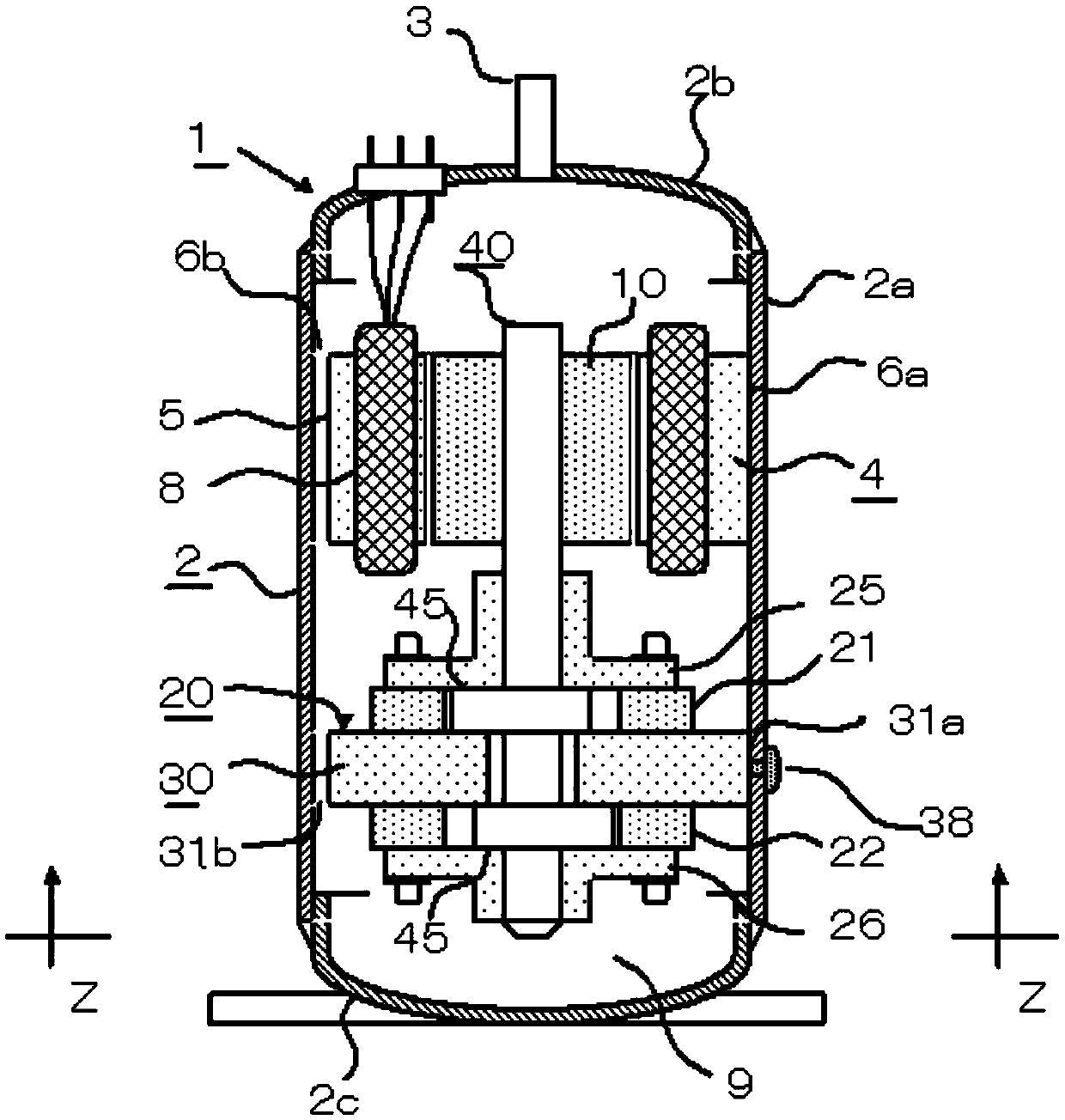 Multi-cylinder rotary type compressor