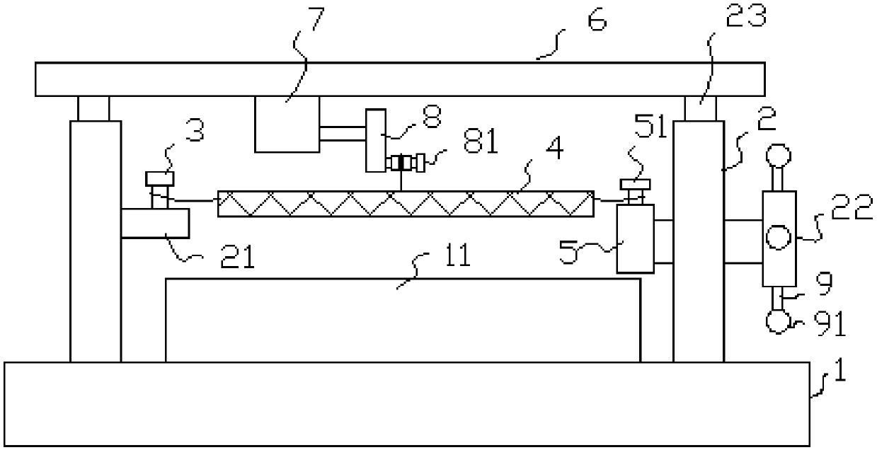 Decontamination device for mechanical grill