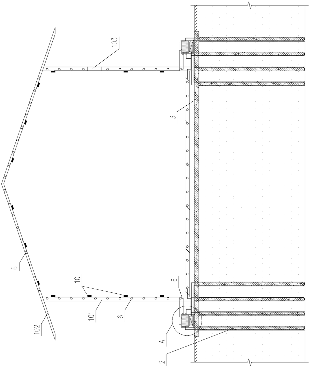 Energy source horizontal warehouse system