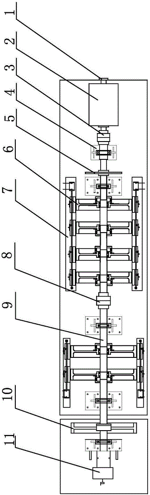 Low-speed shaft brake energy-efficiency test board and test method thereof