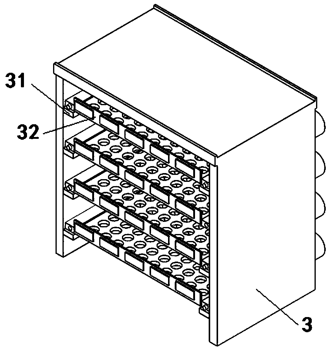 Medicine storage device for internal medicine disease nursing and storing method thereof