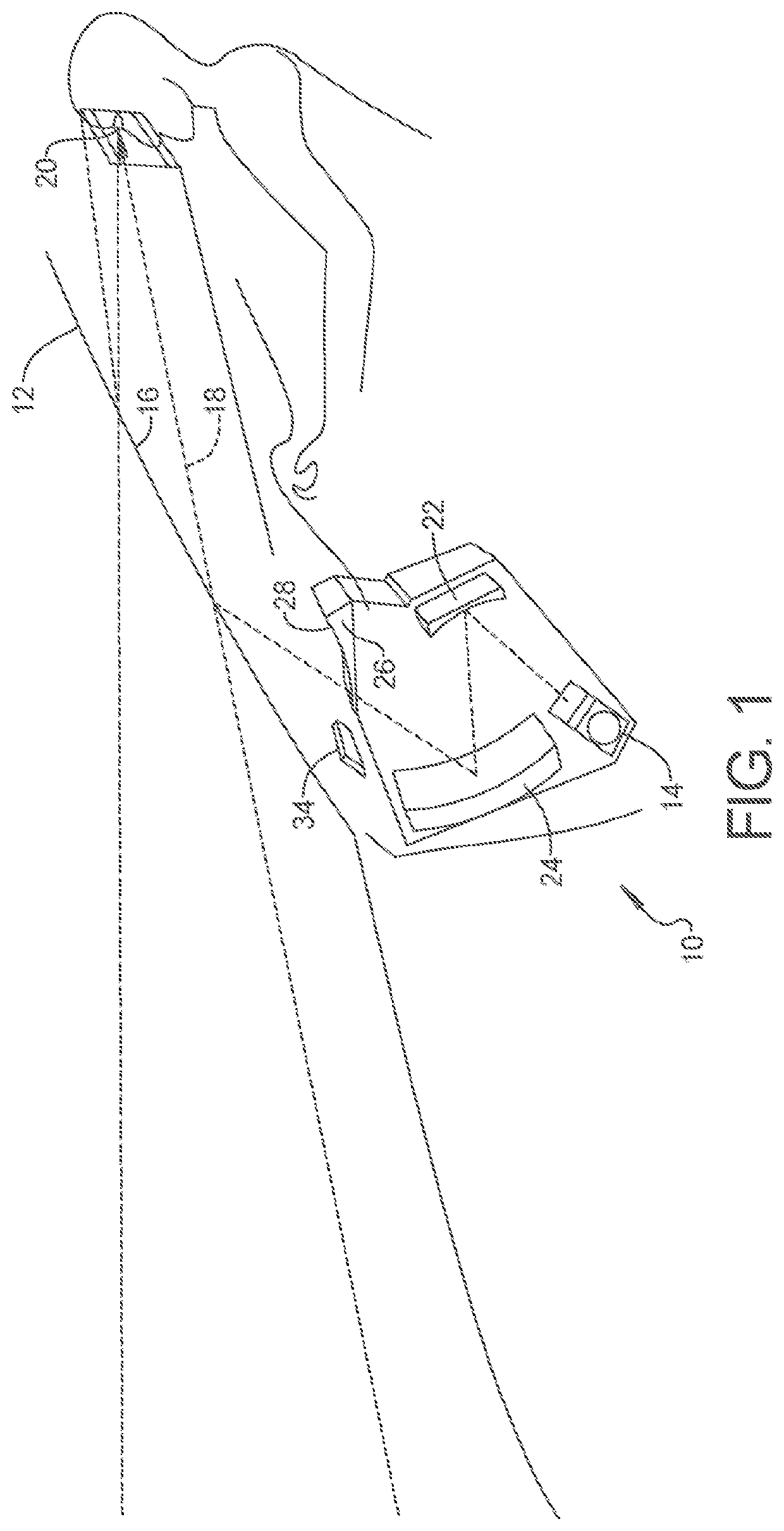 Head-up display light trap