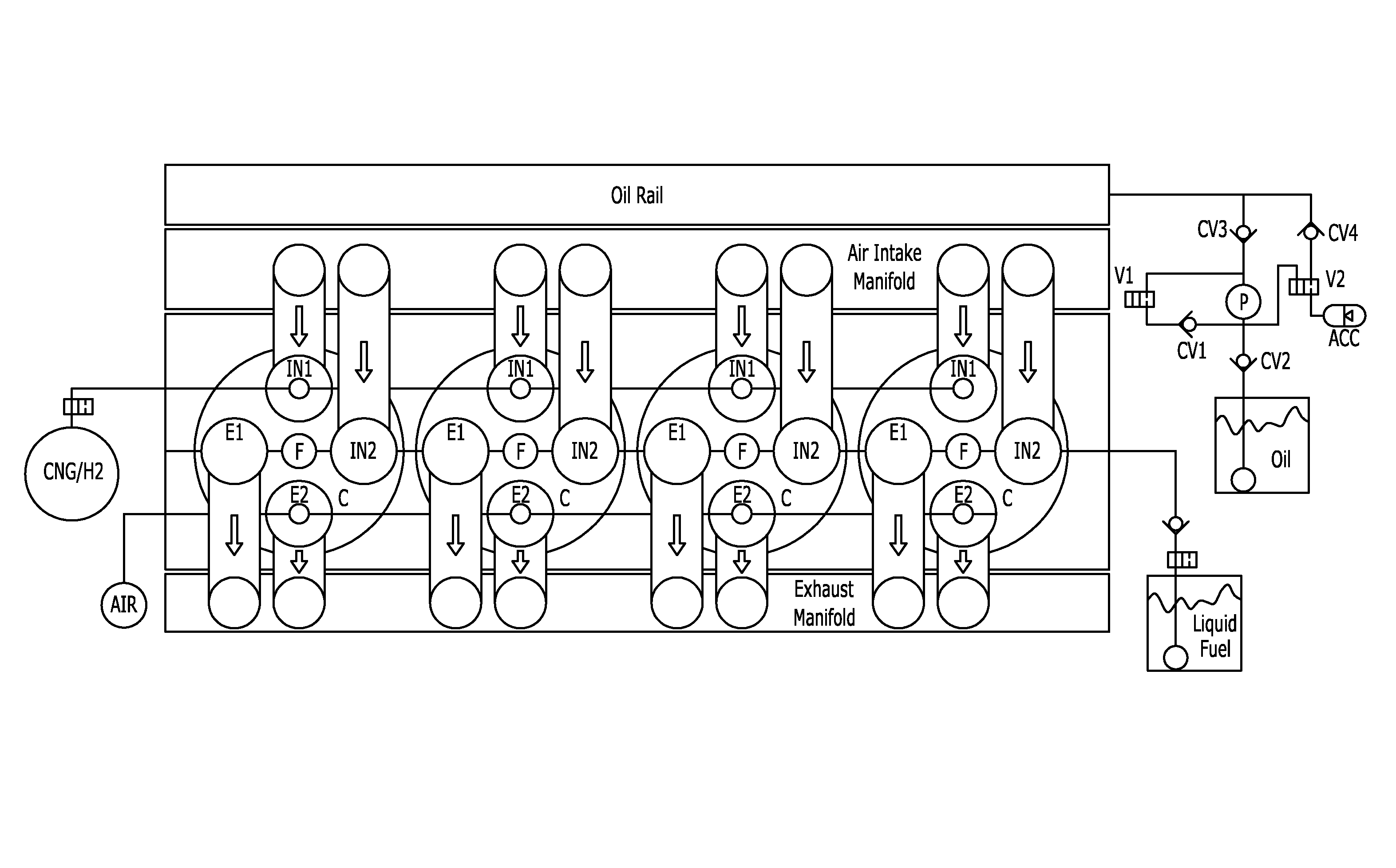 Dual fuel compression ignition engines and methods