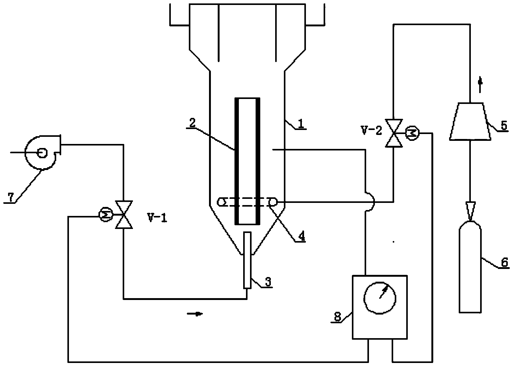 Aerobic biological fluidized bed device combining enriched oxygen aeration and oxygen filling method thereof