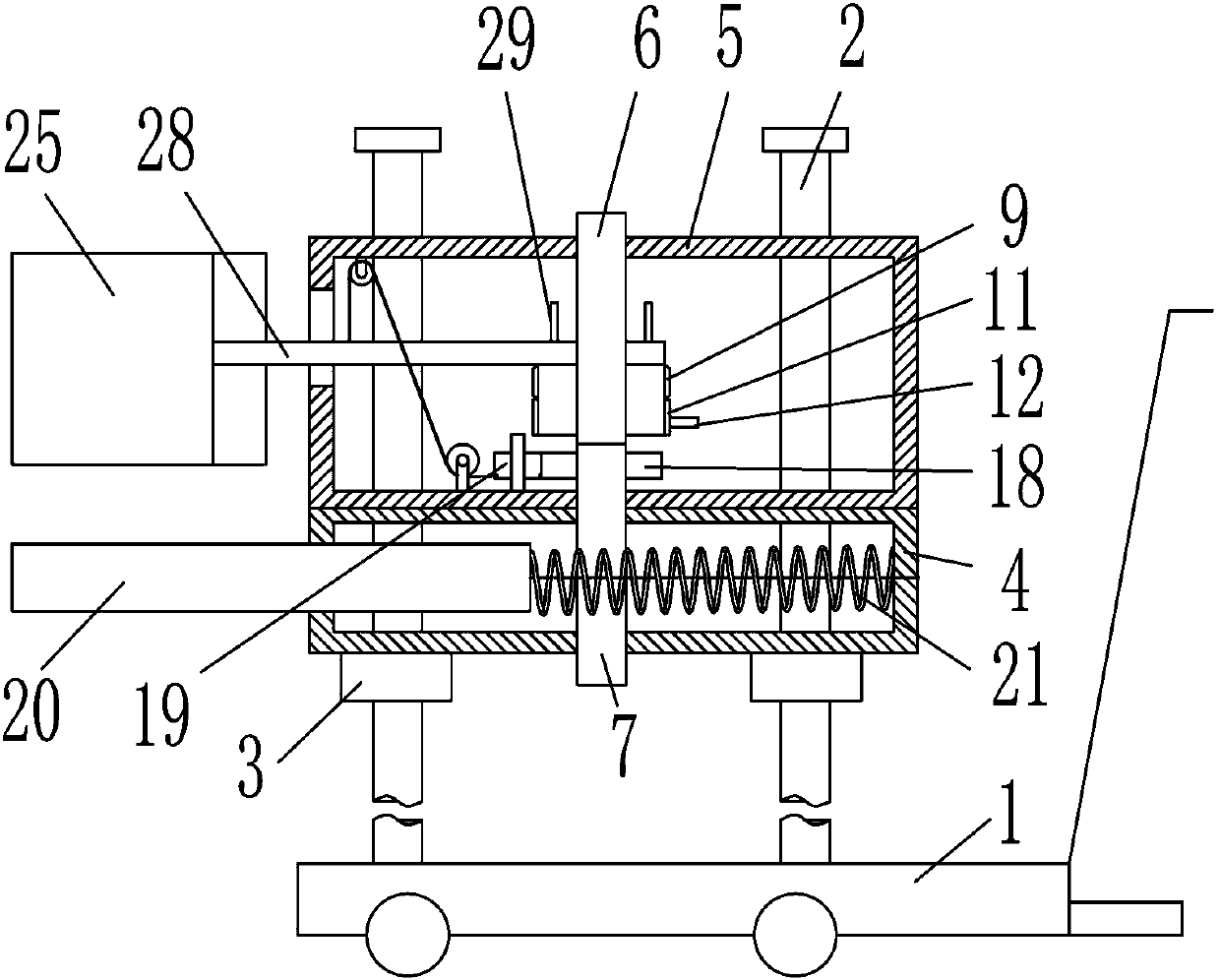 Bookshelf cleaning device