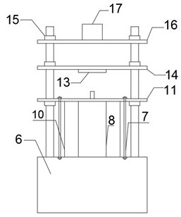 Anchor rod pull-out test device and test method considering temperature and pressure influences