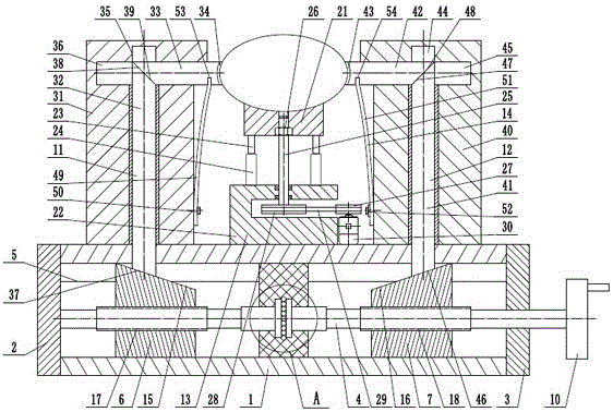 Centering clamping apparatus of ellipsoidal workpiece