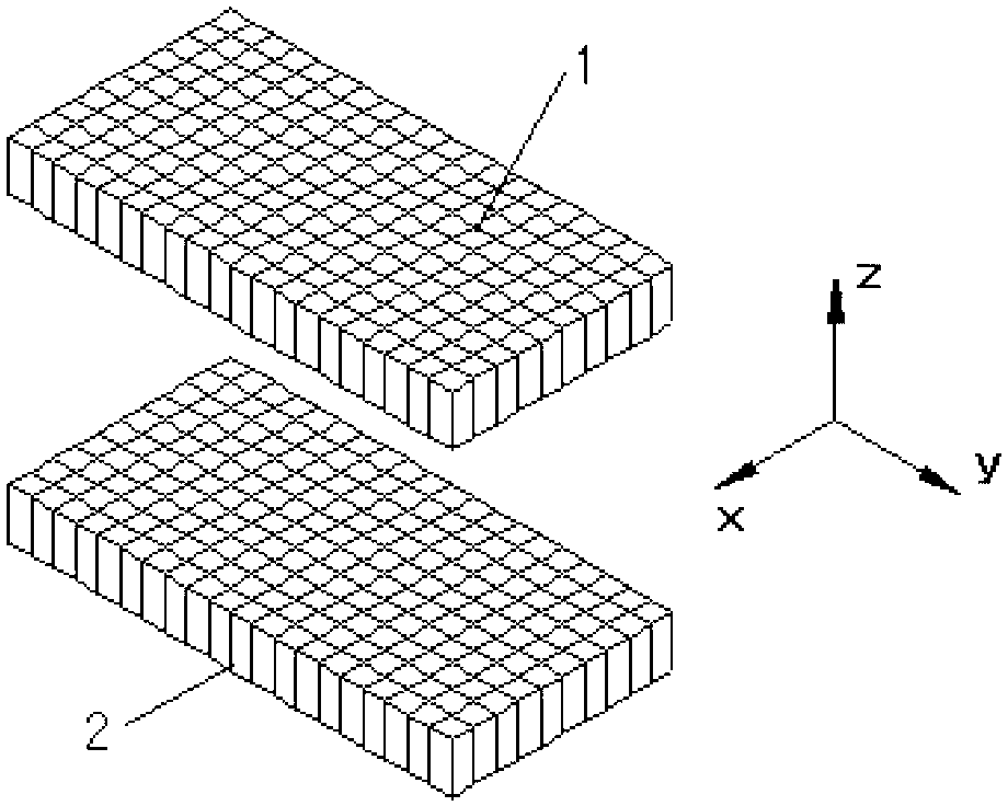 Image reconstruction method for dual panel position-emission tomography (PET) detector