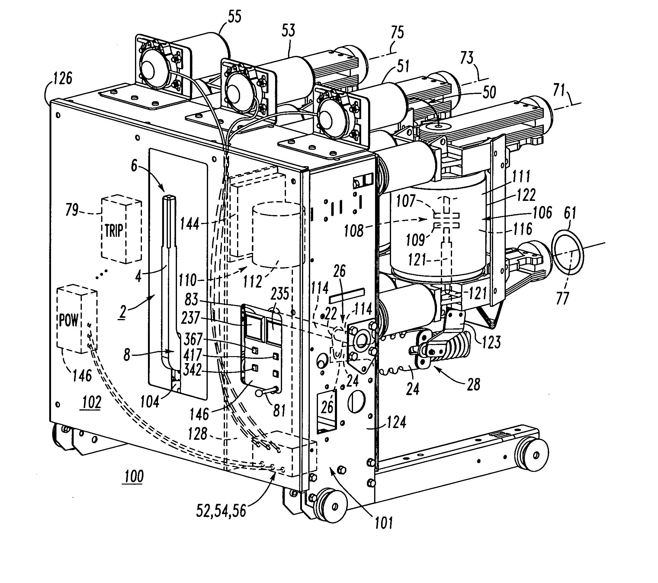 Circuit interrupter including manual selector selecting different point-on-wave switching characteristics